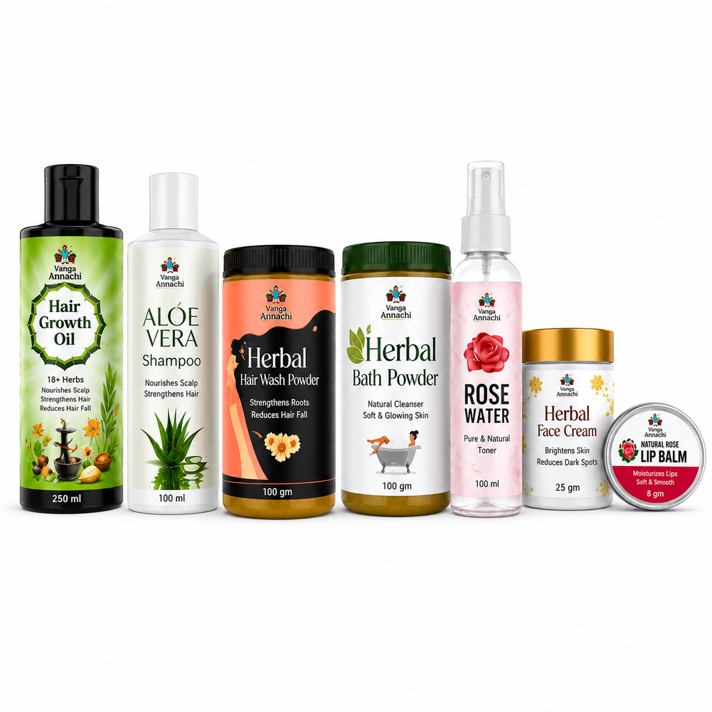 Ultimate Natural Care Combo | 7-in-1 Hair, Skin & Body Care Kit