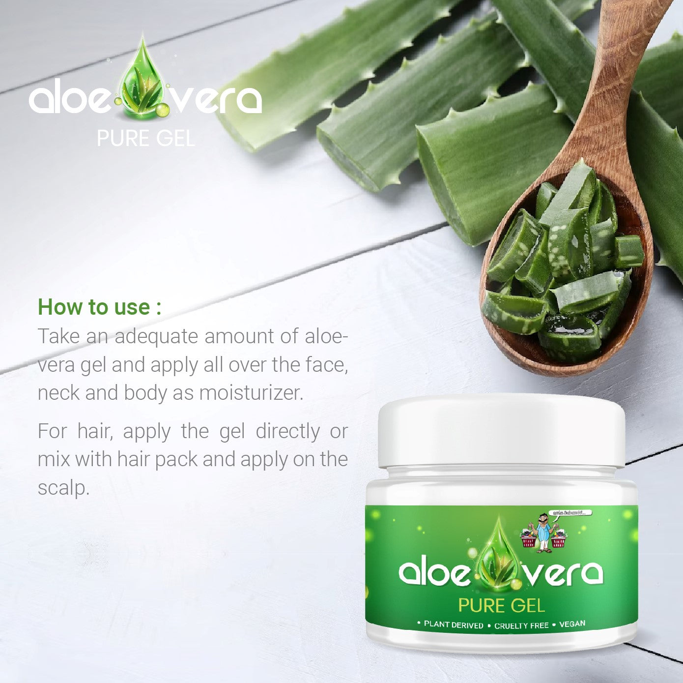Natural Aloe Vera Gel