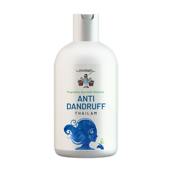 Anti-Dandruff Thailam - Ayurvedic Oil for Dandruff, Itchy Scalp, Lice & Hair Fall