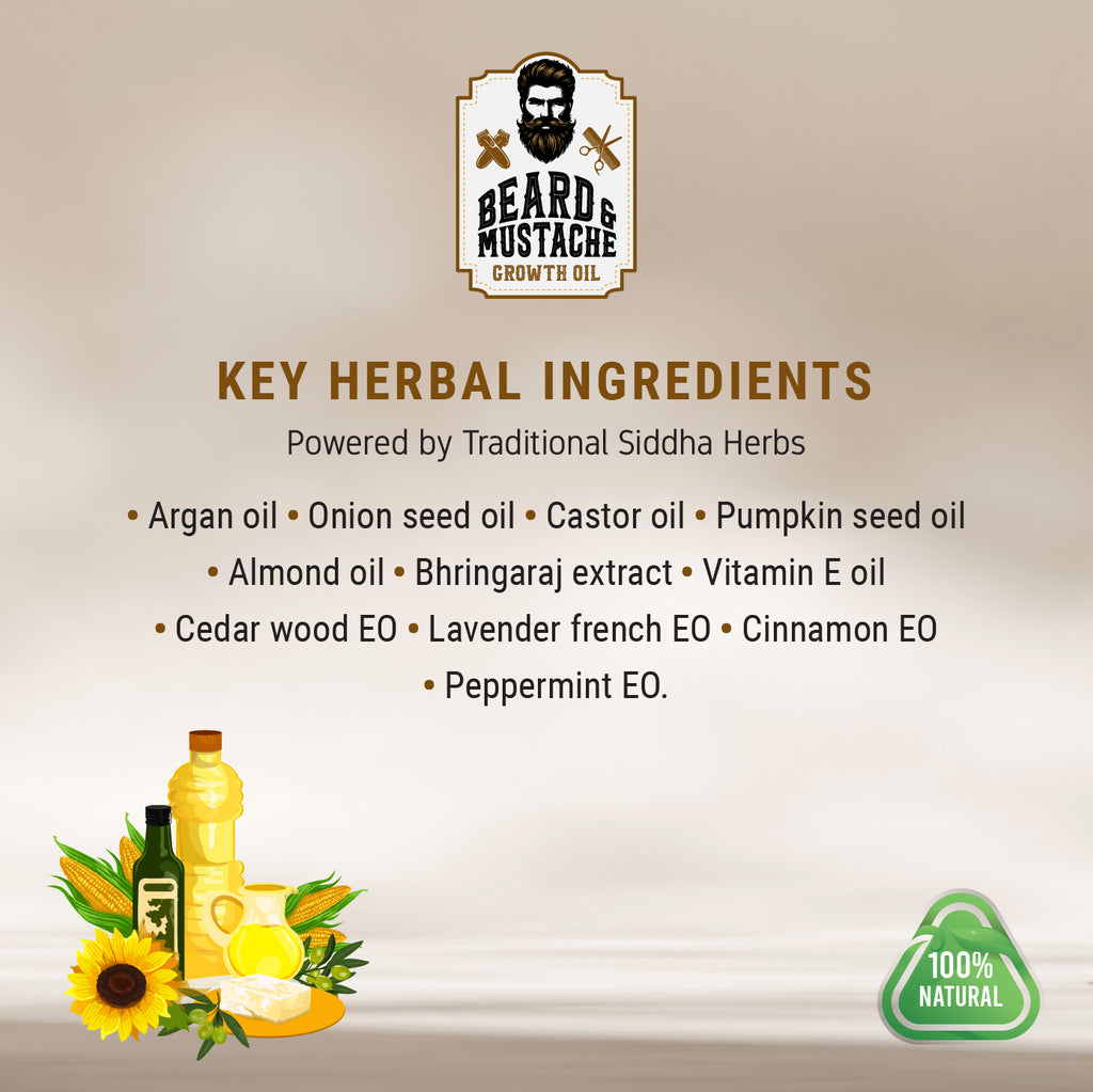Beard & Mustache Growth Oil