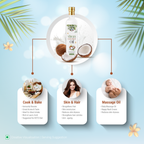 Virgin Coconut Oil  For Hair, Body, Skin