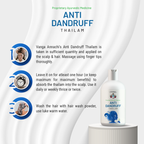 Anti-Dandruff Thailam - Ayurvedic Oil for Dandruff, Itchy Scalp, Lice & Hair Fall