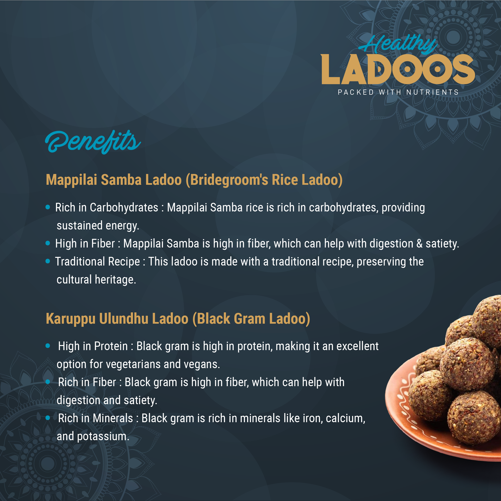 Healthy Ladoos
