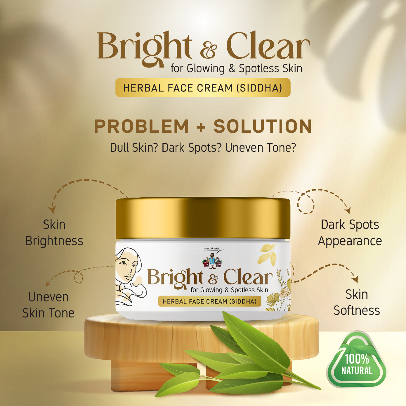 Bright & Clear Herbal Face Cream