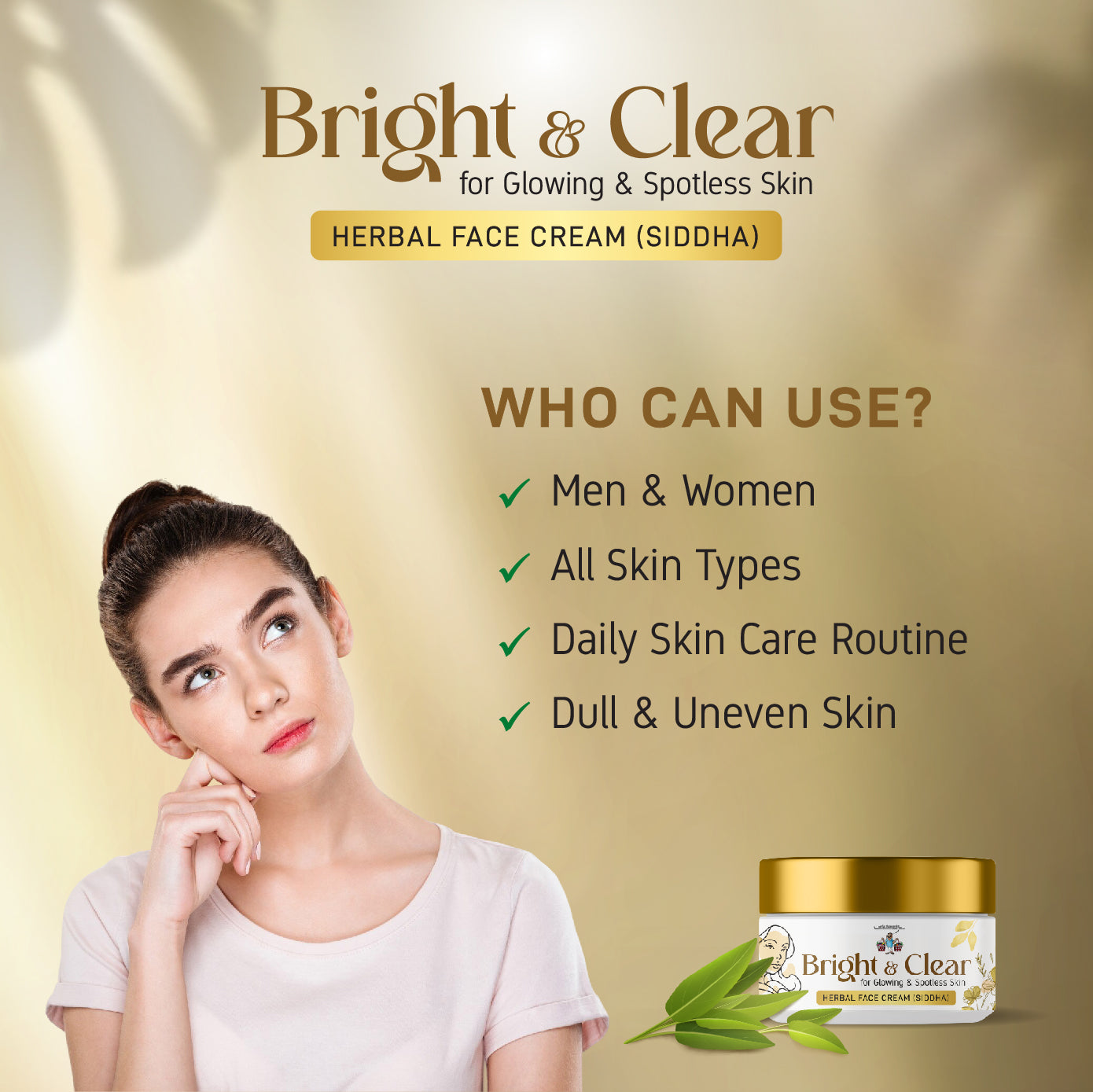 Bright & Clear Herbal Face Cream