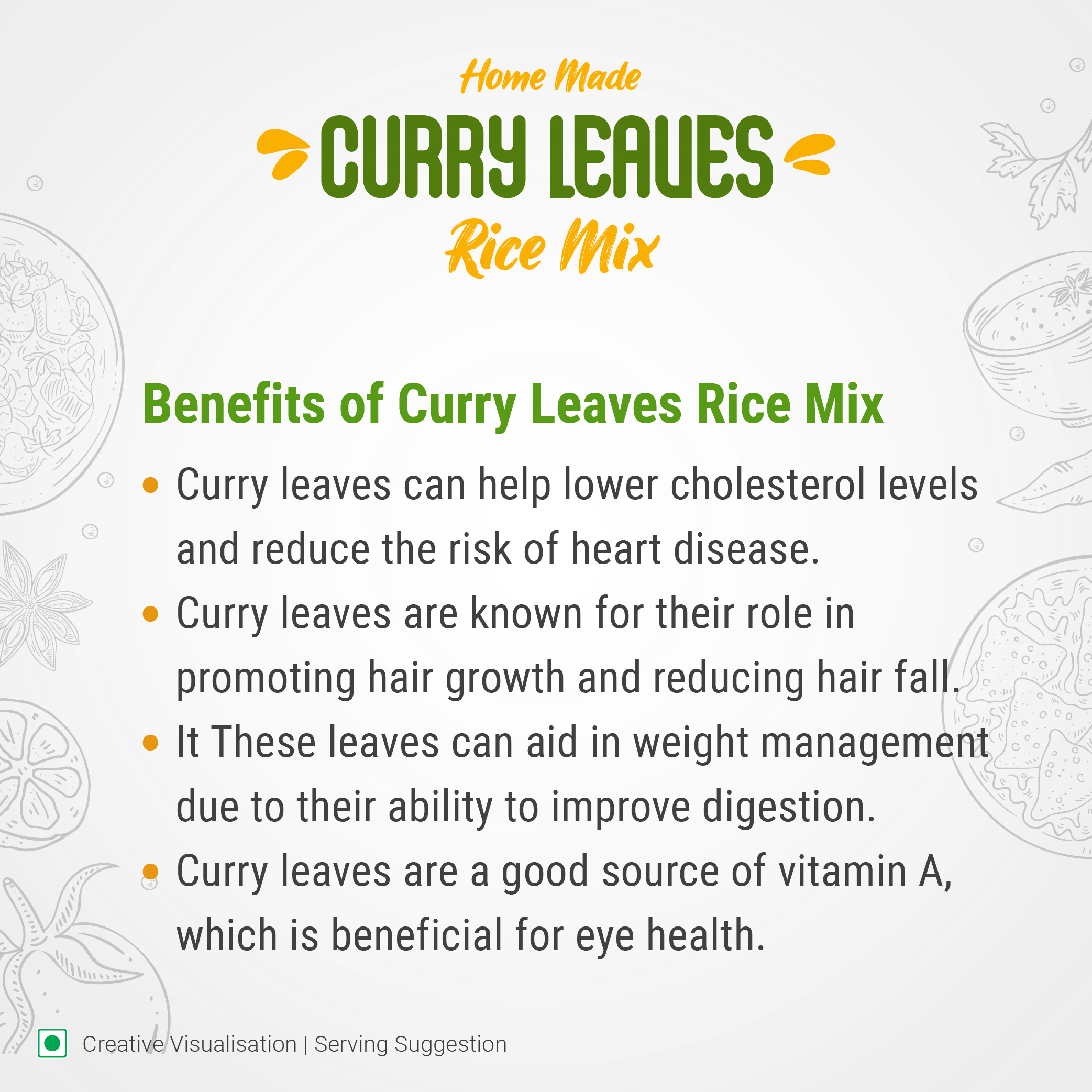 கறிவேப்பிலை சாத பொடி / Curry Leaves Rice Powder