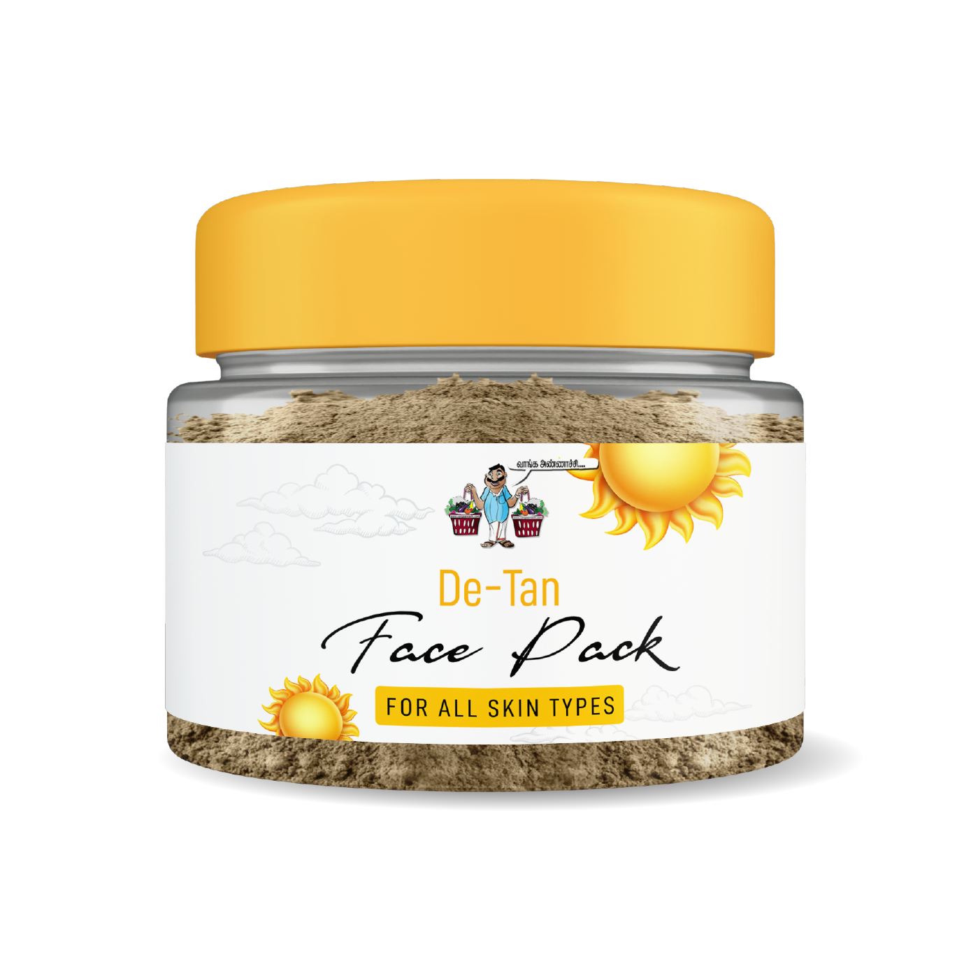 Detan face pack