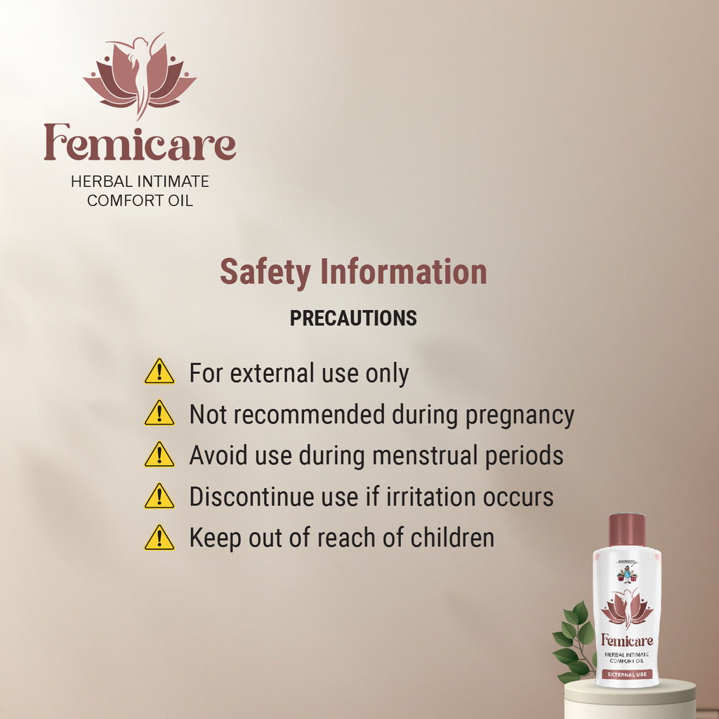 Femicare Herbal Intimate Comfort Oil | Daily Feminine Care | External Use