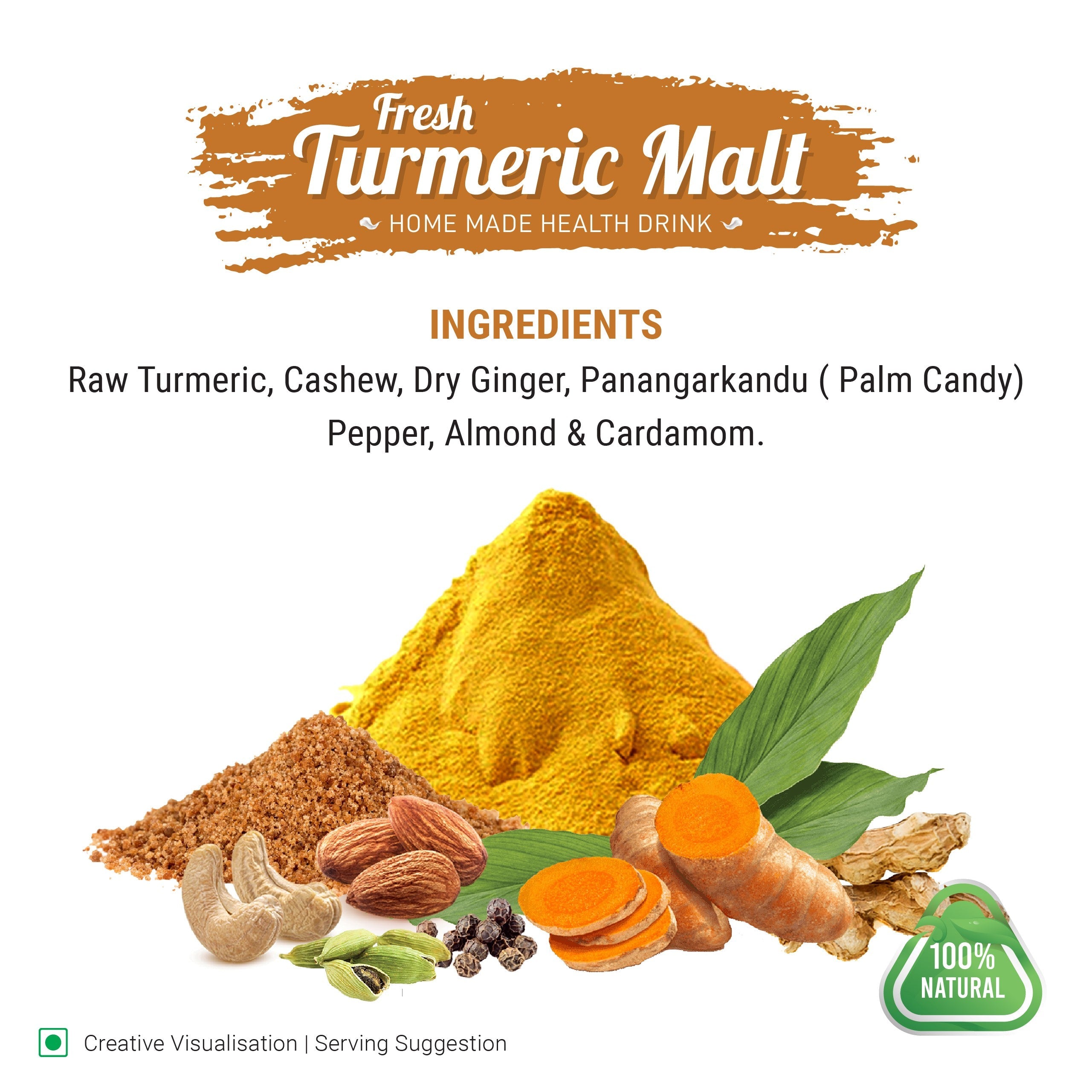 Fresh Turmeric Milk Mix -பசுமஞ்சள் மில்க் மிக்ஸ்