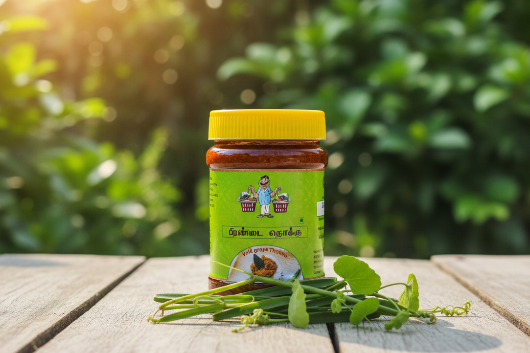 Pirandai Thokku - பிரண்டை தொக்கு