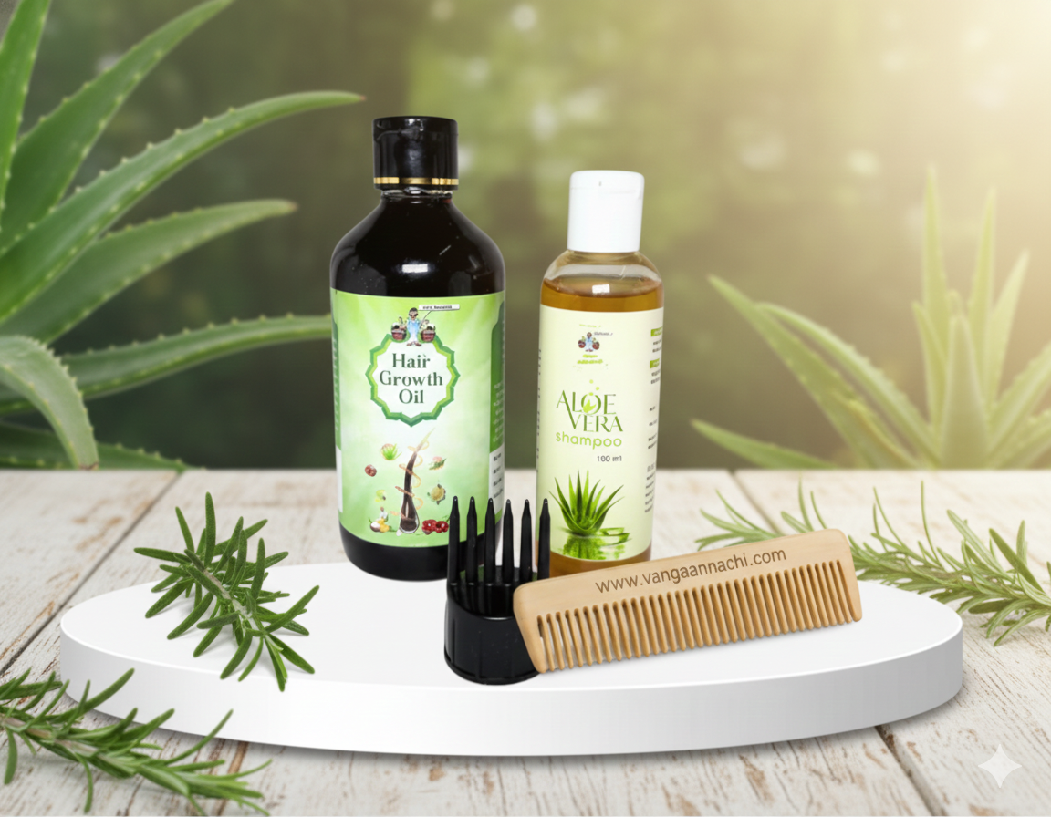 Best Hair Growth Oil- Aloevera Shampoo Combo 1