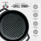 Top Pre-Seasoned Cast Iron Products - Premium Grill Tawa