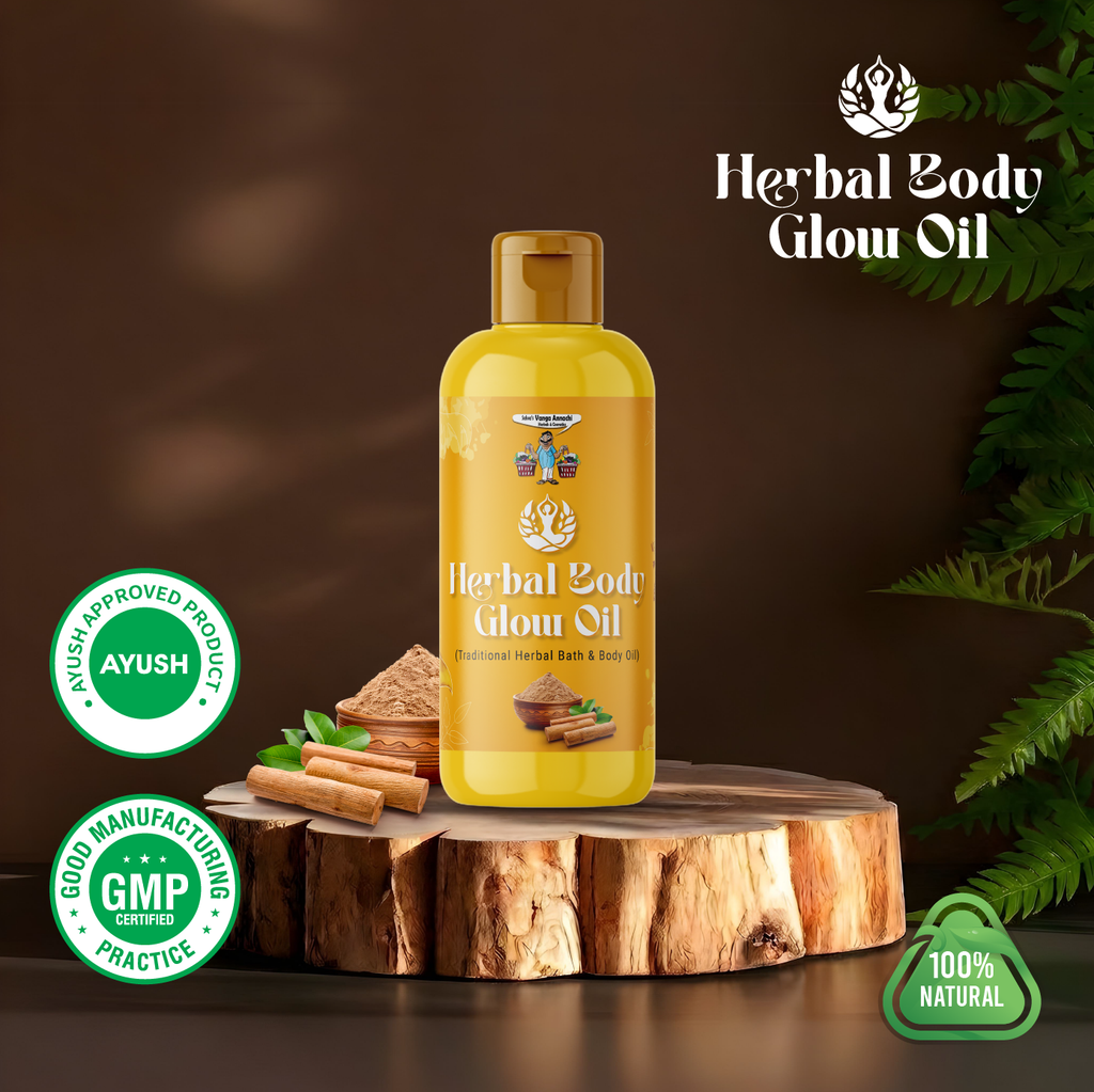 Body Glow Oil – Traditional Herbal Bath & Body Oil