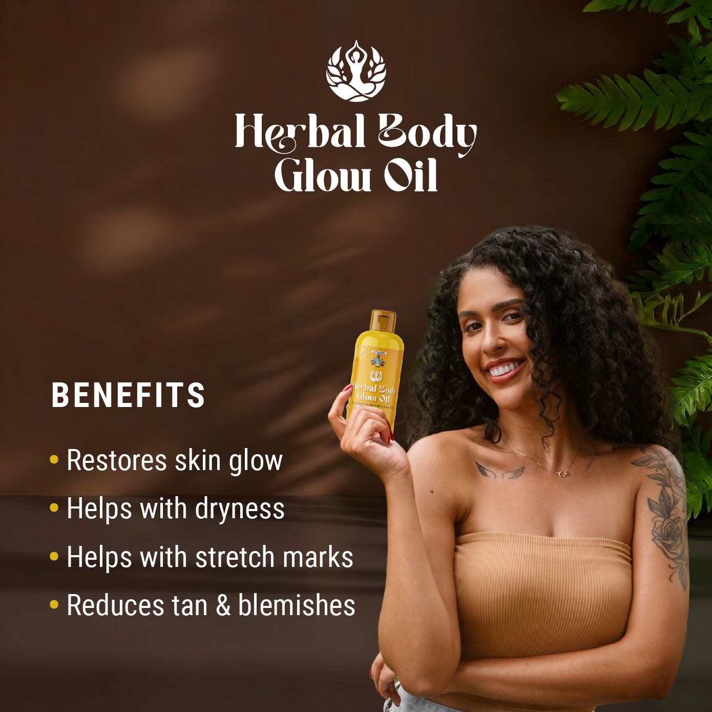 Body Glow Oil – Traditional Herbal Bath & Body Oil
