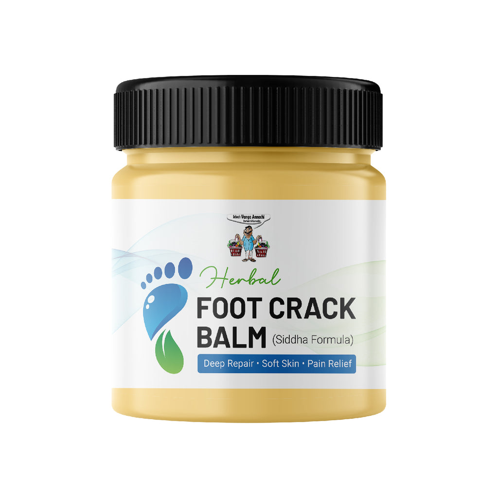 Herbal Foot Crack Balm – Siddha Formula | Deep Repair, Soft Skin & Pain Relief