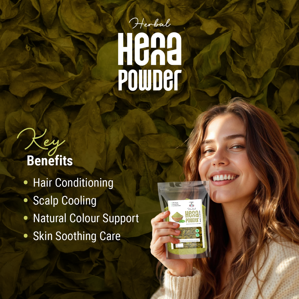 Herbal Henna Powder (Maruthani) – 100% Pure Henna Leaves Powder for Hair & Skin