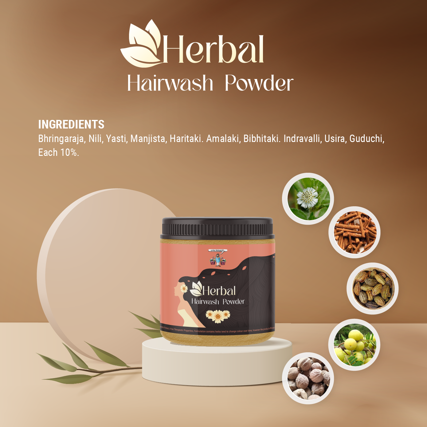 Herbal Hair Wash Powder