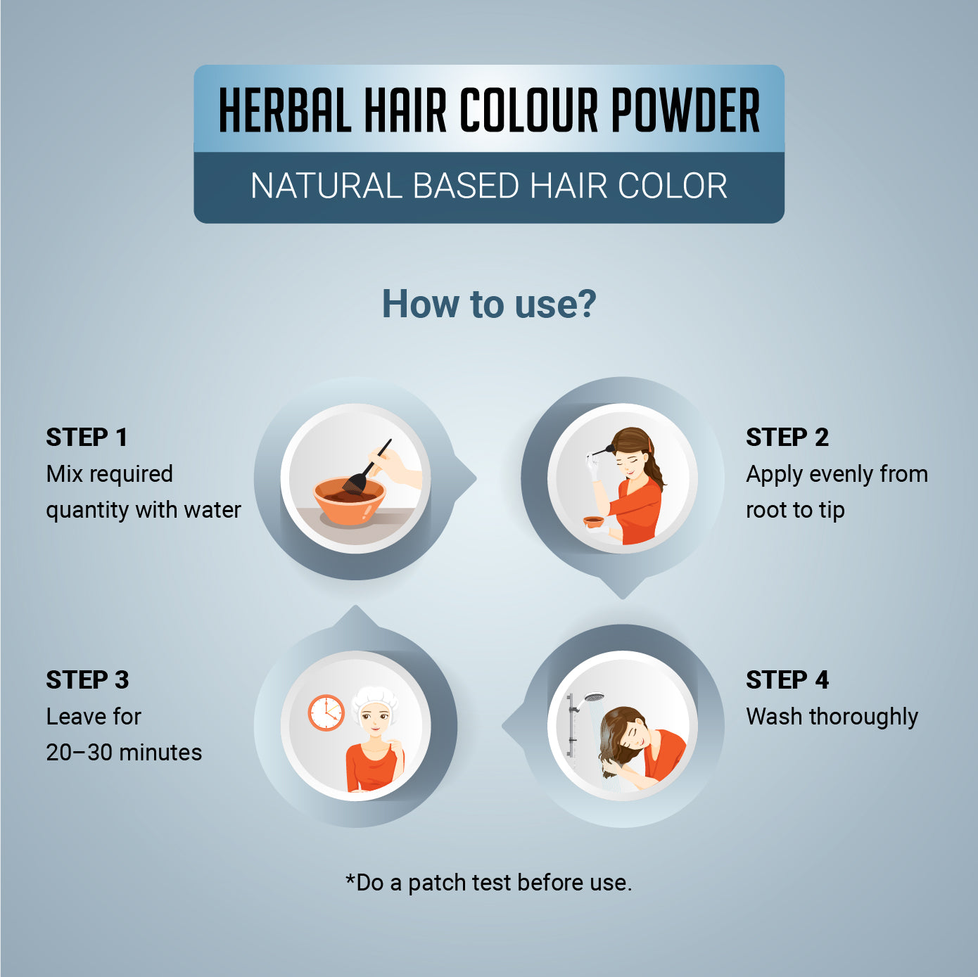 Herbal Hair Colour Powder