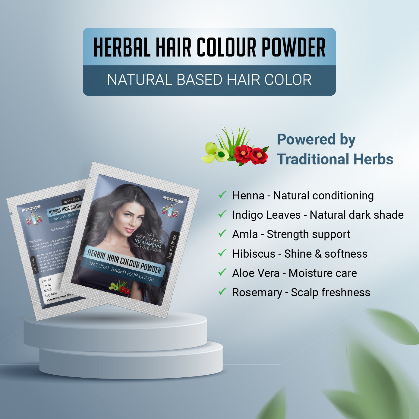 Herbal Hair Colour Powder