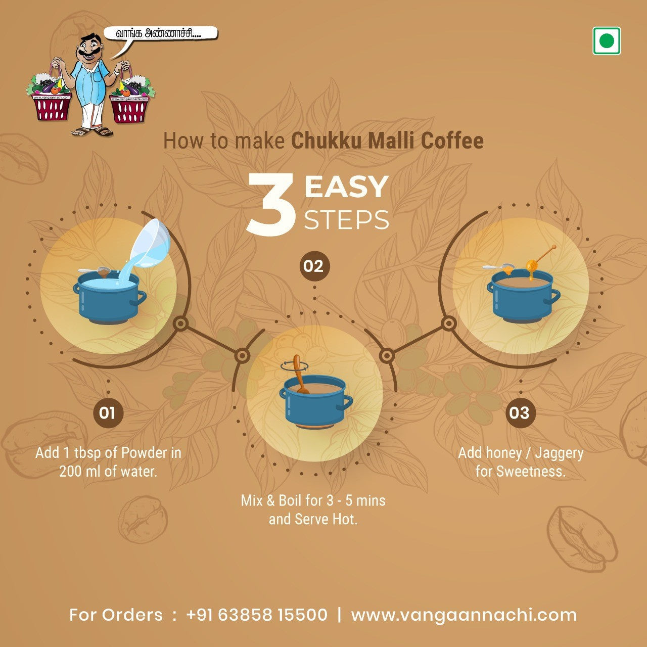 Chukku Malli Coffee Podi