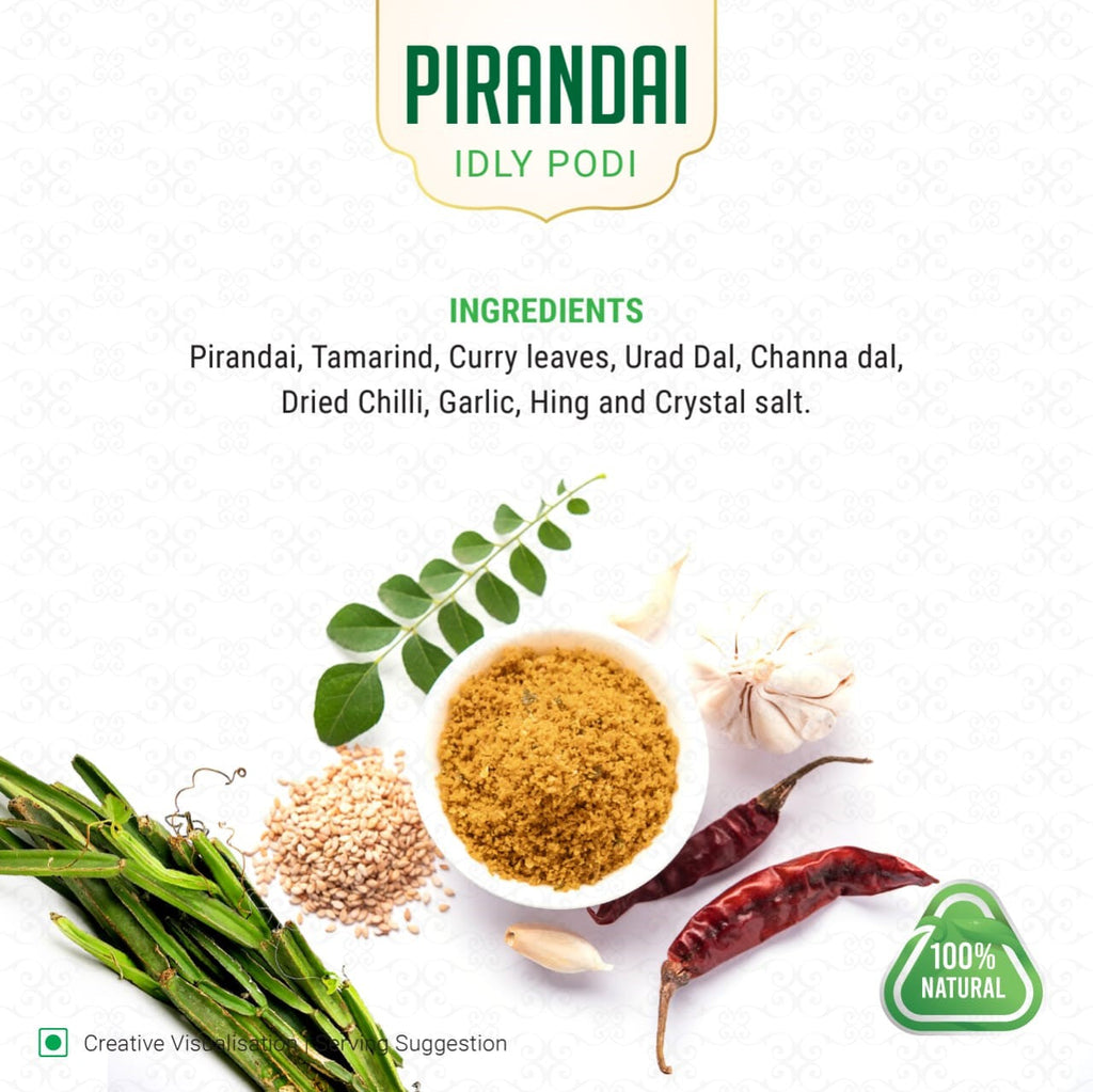 Pirandai Idly Podi -பிரண்டை இட்லி பொடி