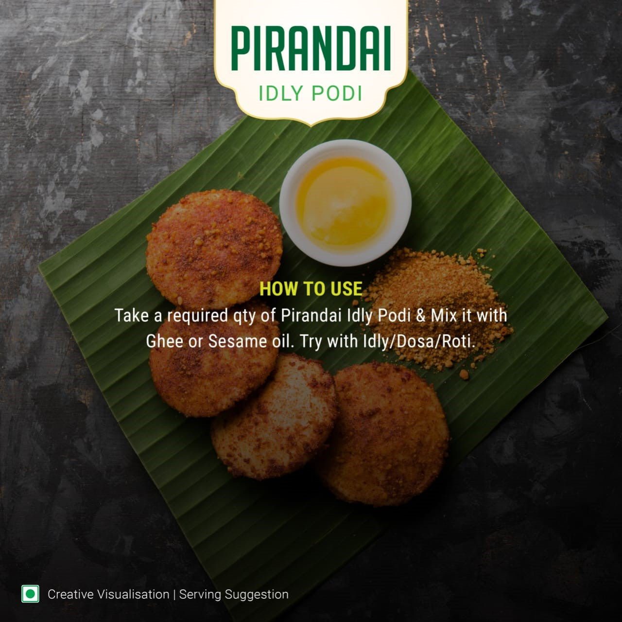 Pirandai Idly Podi -பிரண்டை இட்லி பொடி