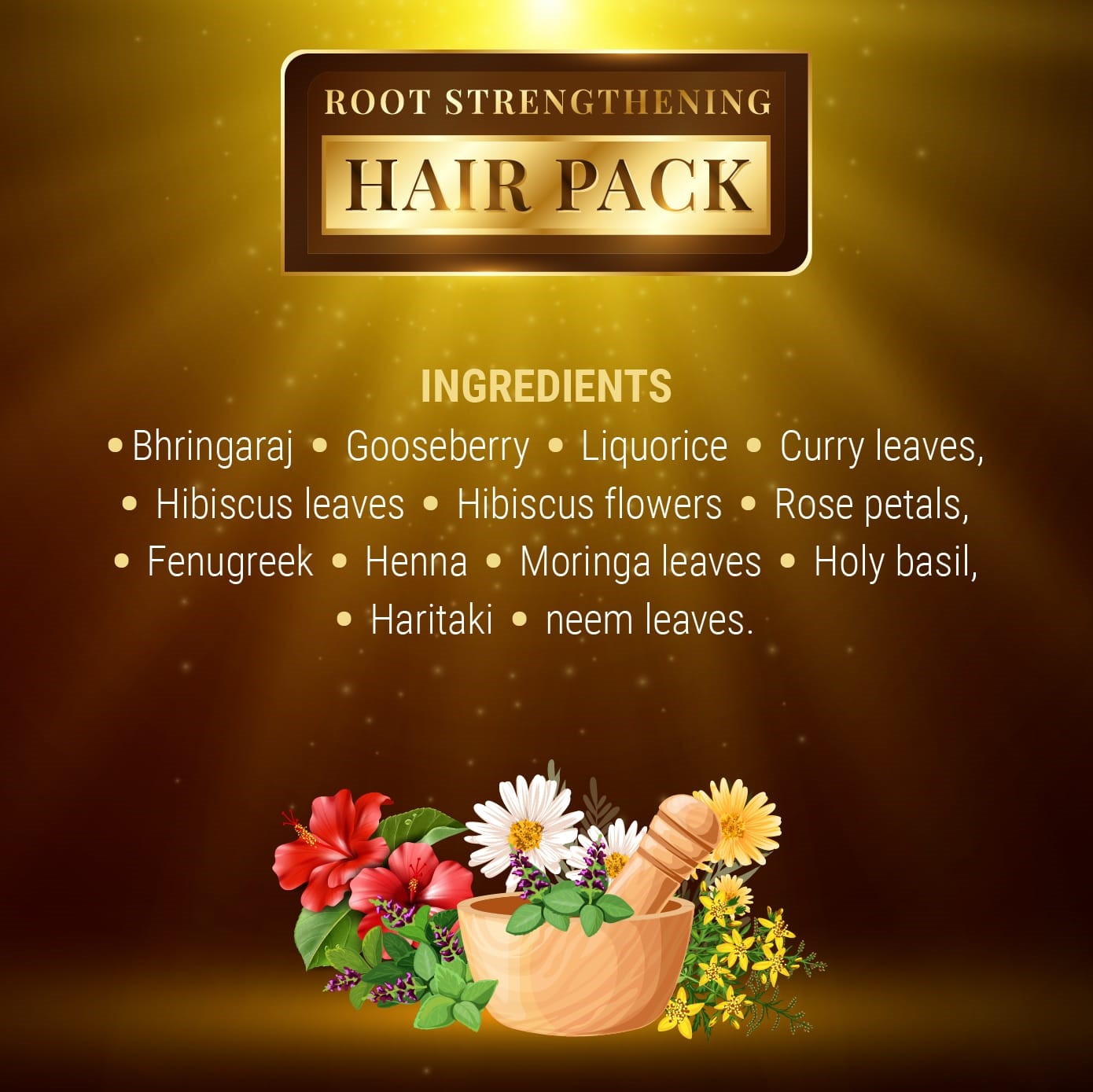 Root Strengthening Hair Pack