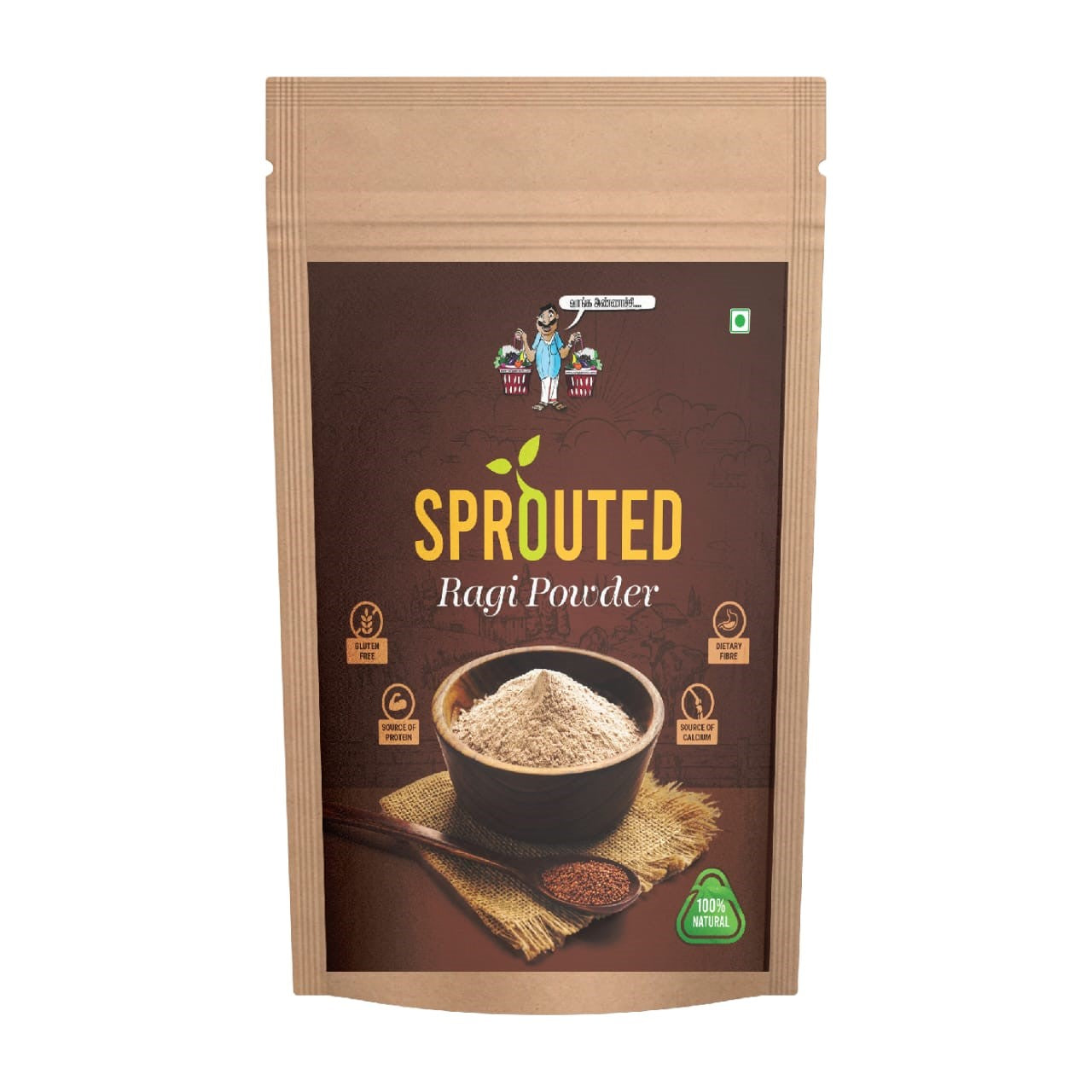 Sprouted Ragi Powder