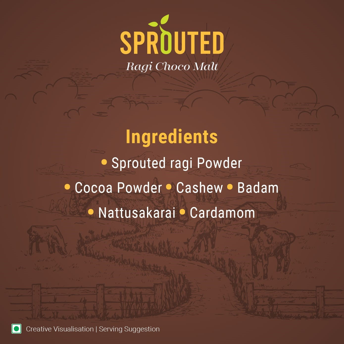 Sprouted Ragi Choco Malt