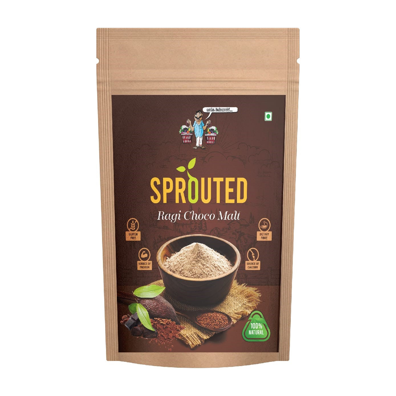 Sprouted Ragi Choco Malt