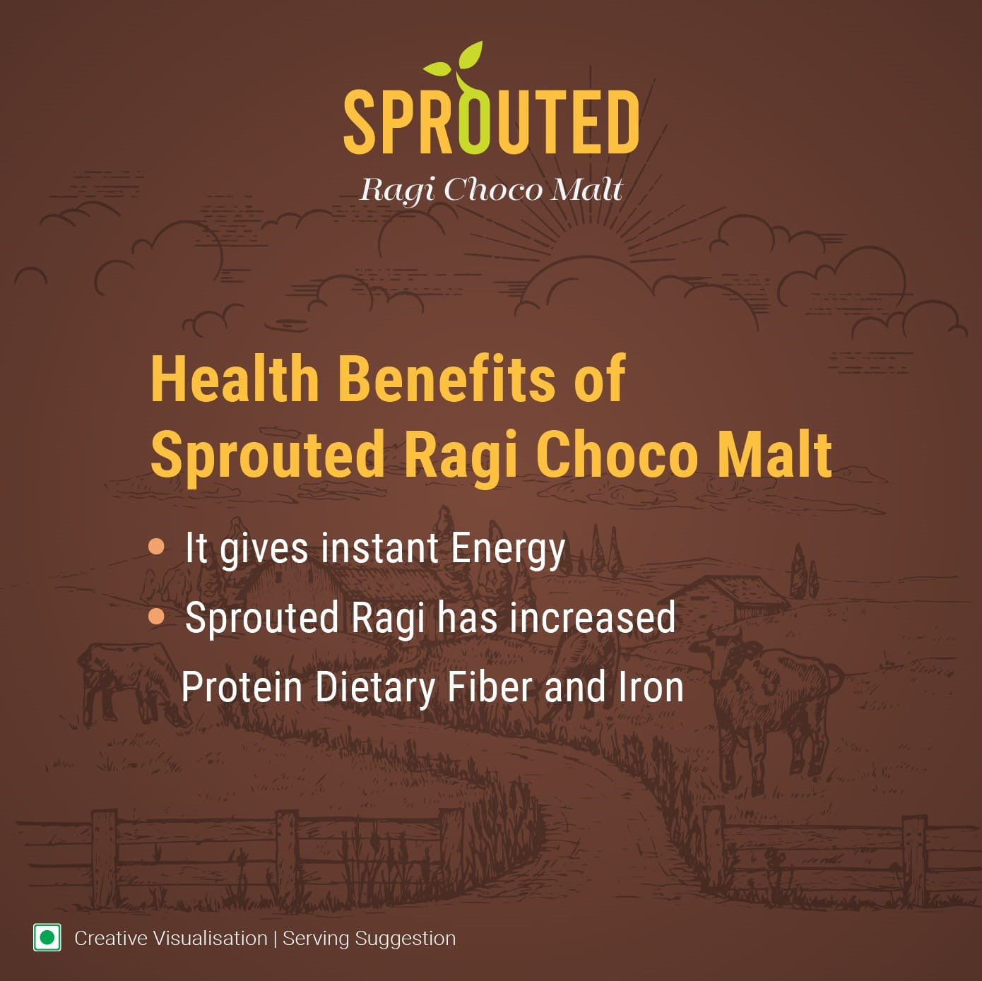 Sprouted Ragi Choco Malt