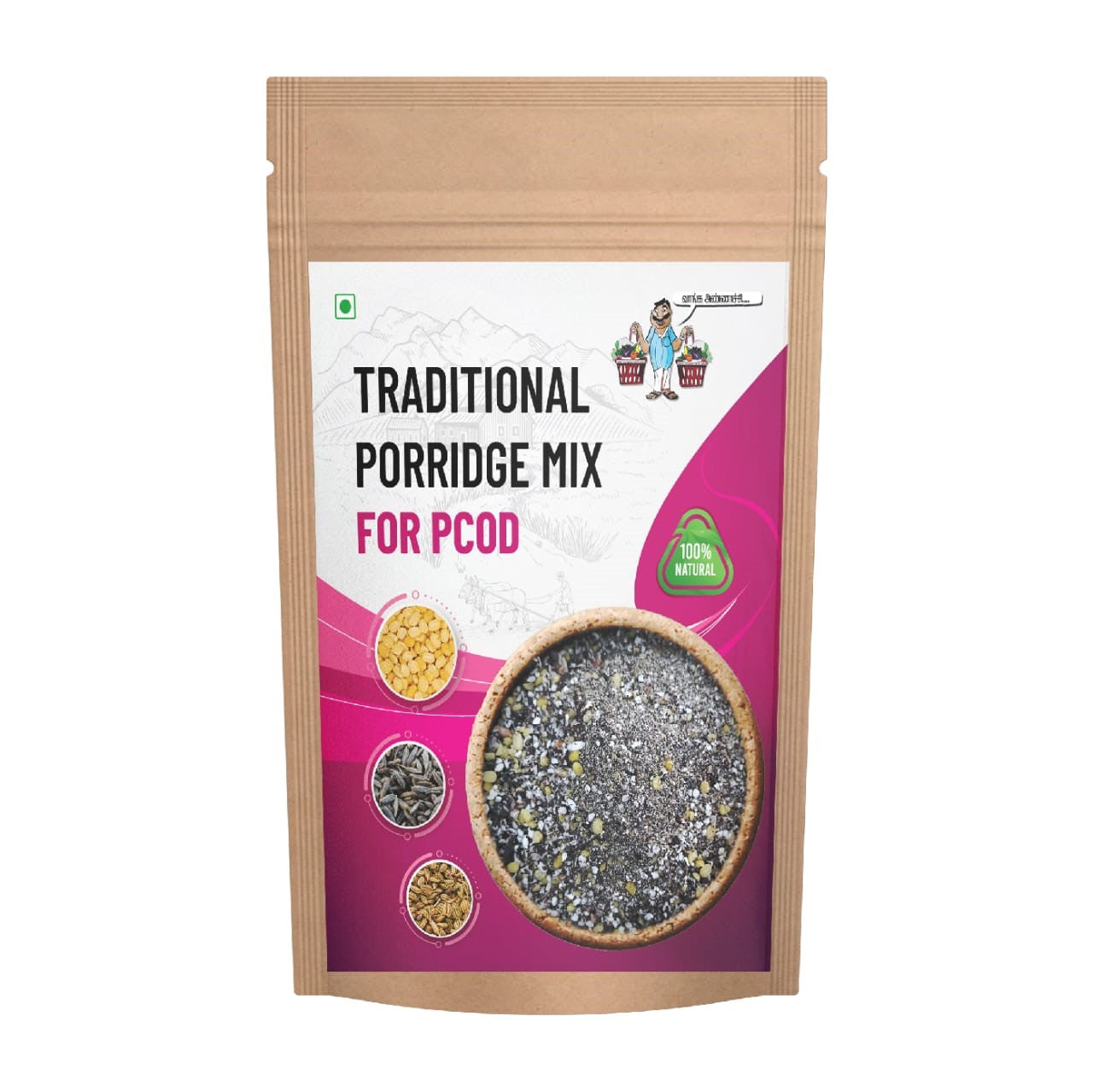 Traditional porridge mix for PCOD