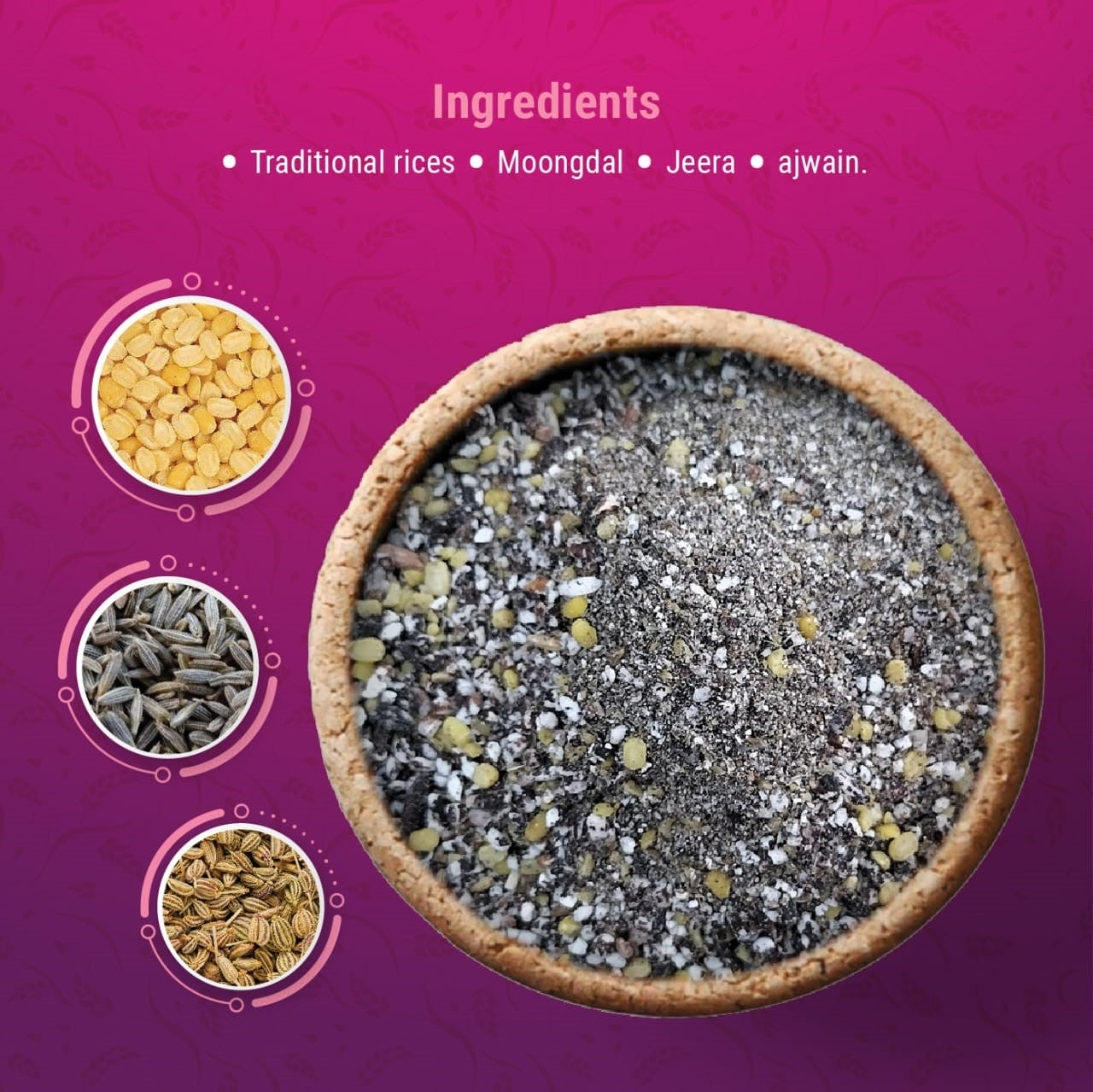 Traditional porridge mix for PCOD