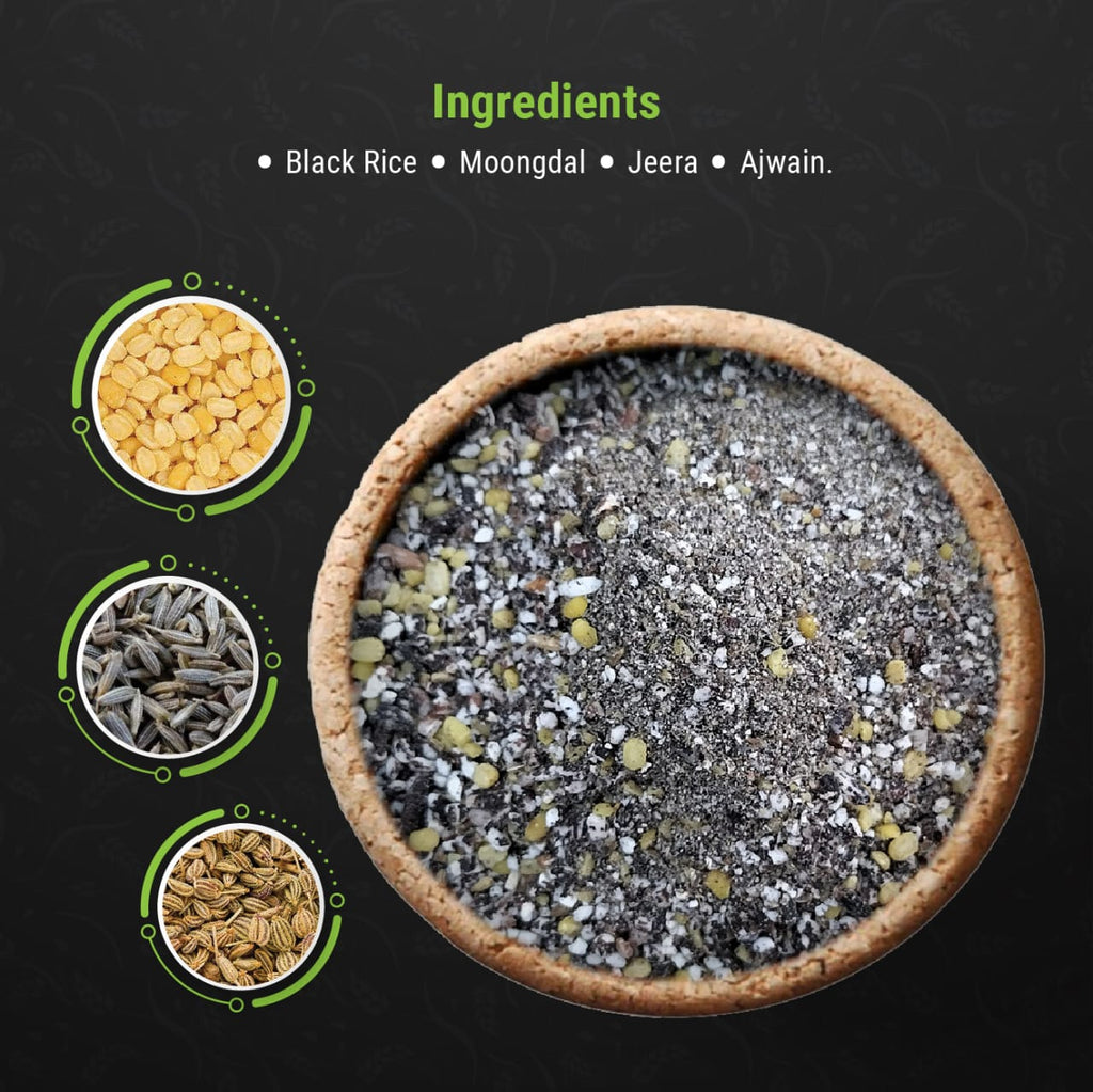 Traditional Black Rice Porridge Mix / Karuppu Kavuni Kanji Mix / கருப்பு கவுனி கஞ்சி மிக்ஸ்