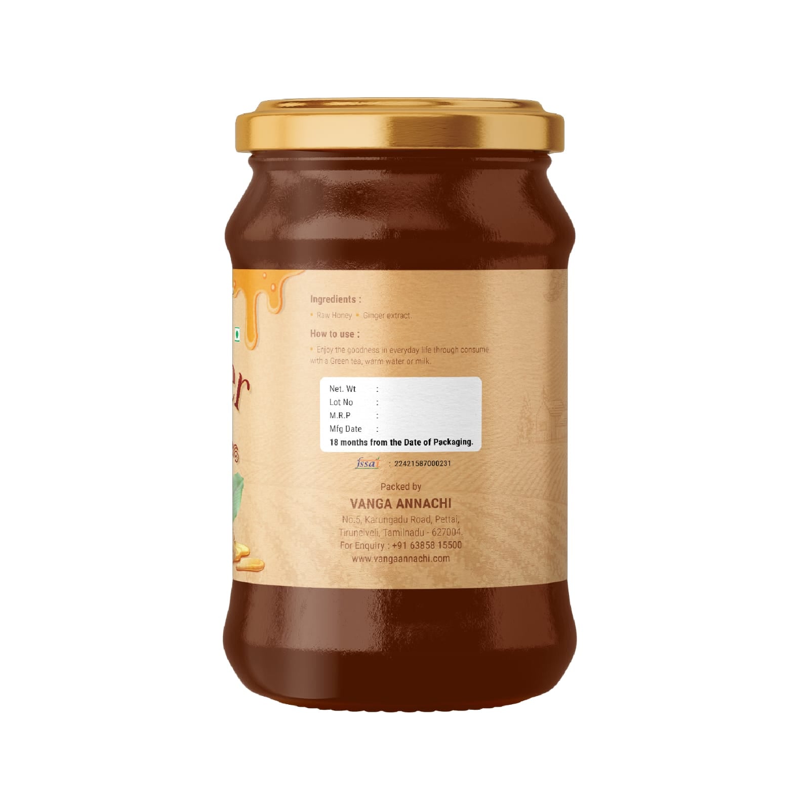 Ginger Infused Honey