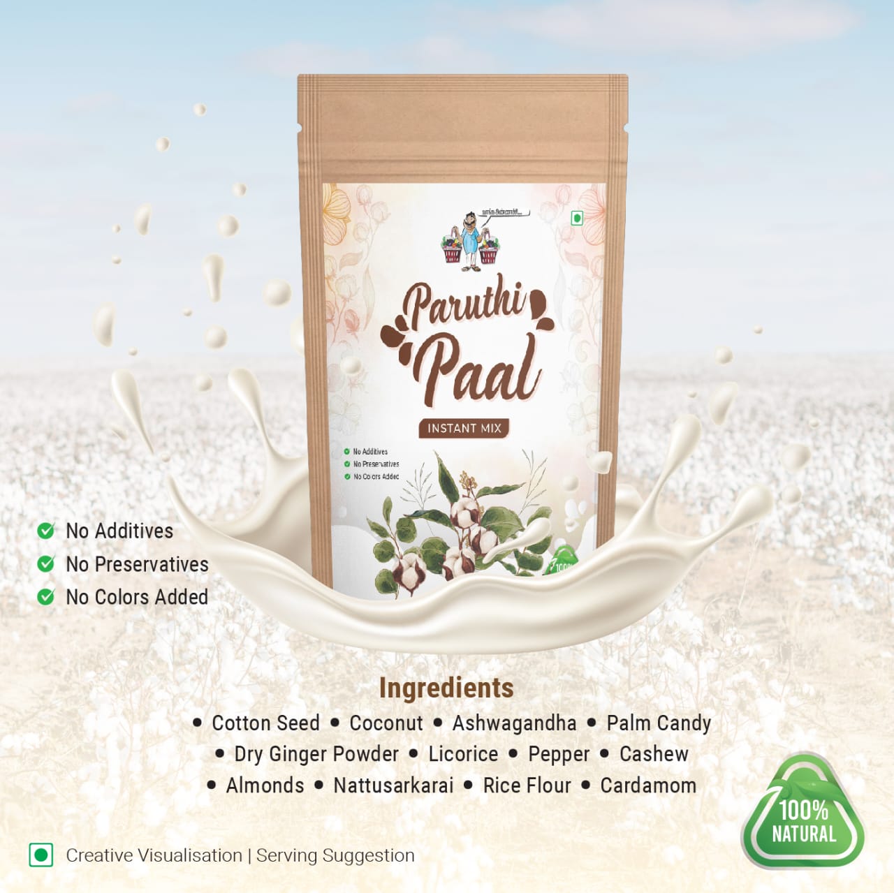 Paruthi Paal Instant Mix - Natural Drink