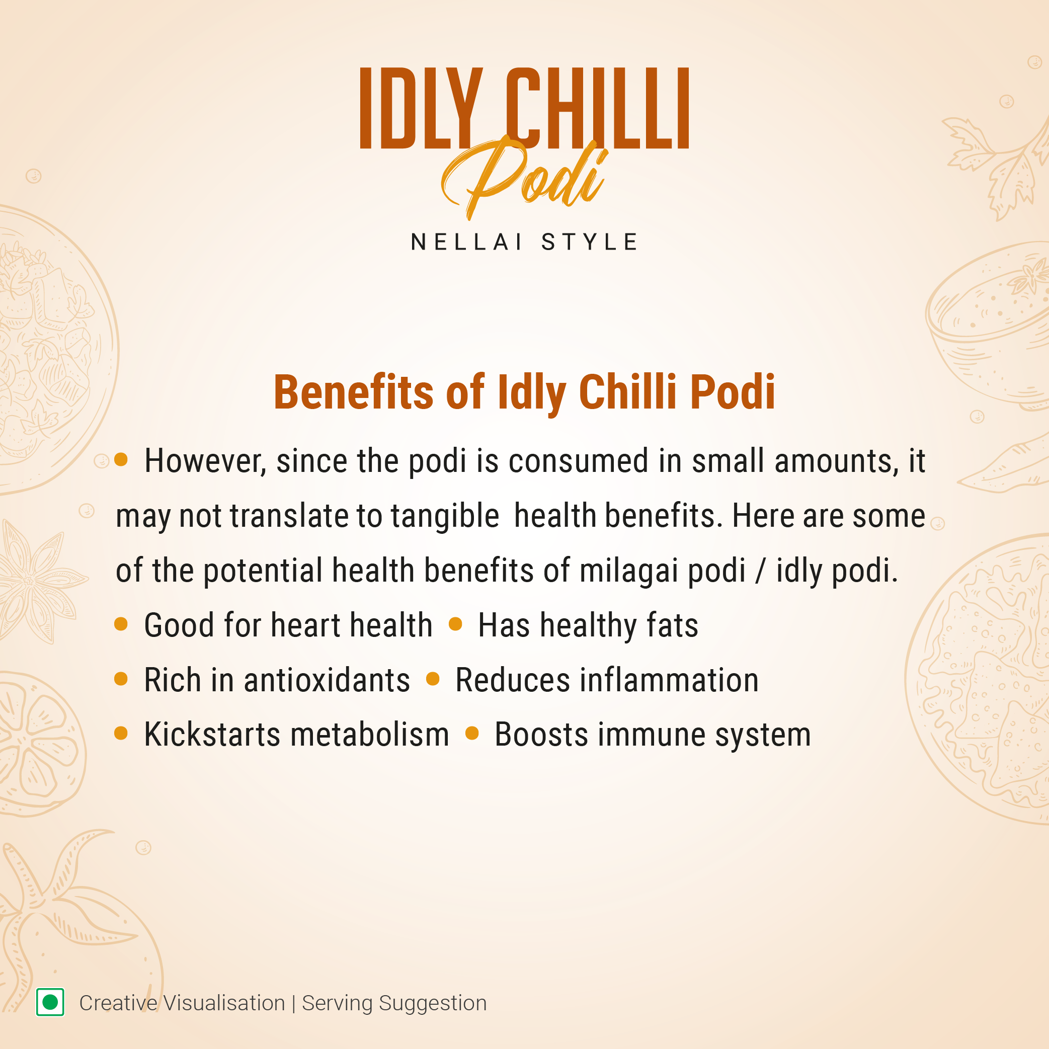 Home Made Idly Podi
