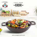 Premium Toxin-Free Cast Iron Products - Kadai