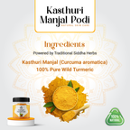 Kasthuri Manjal Podi (Pure Wild Turmeric Powder) | 100% Natural Skin Care for Glowing Face & Body