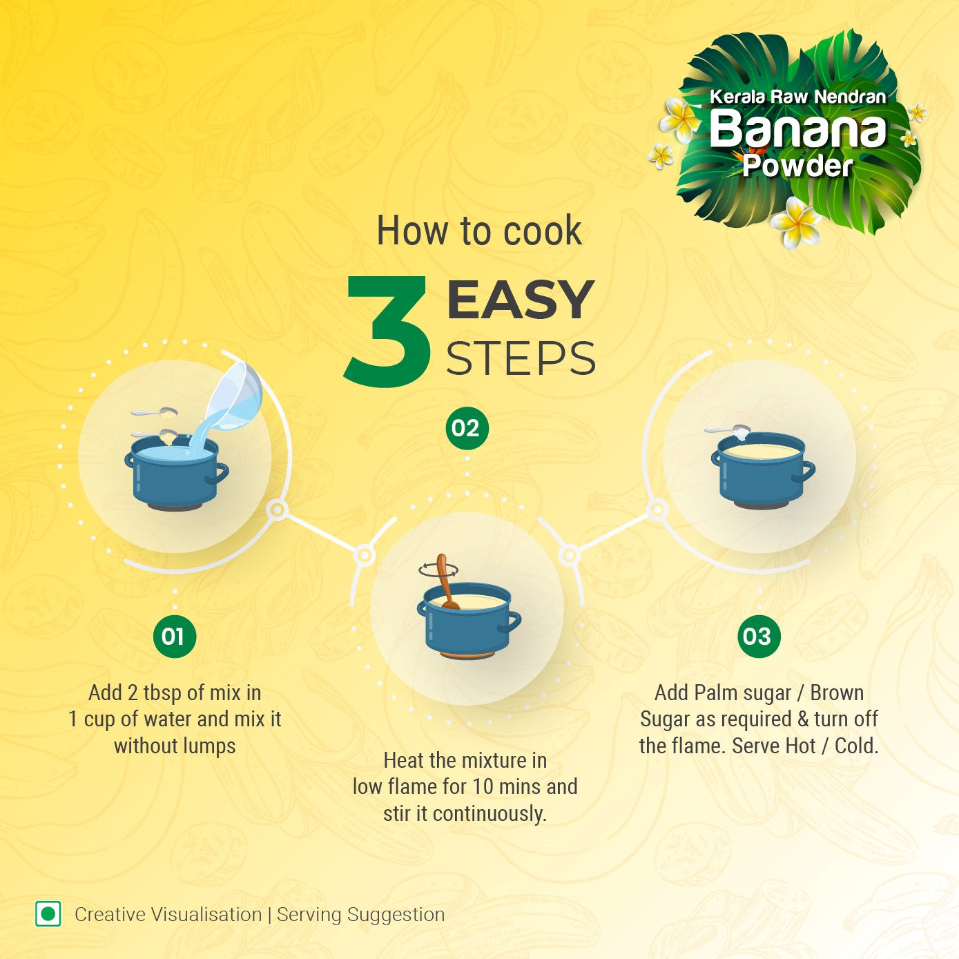 Kerala Raw Nendran Banana Powder