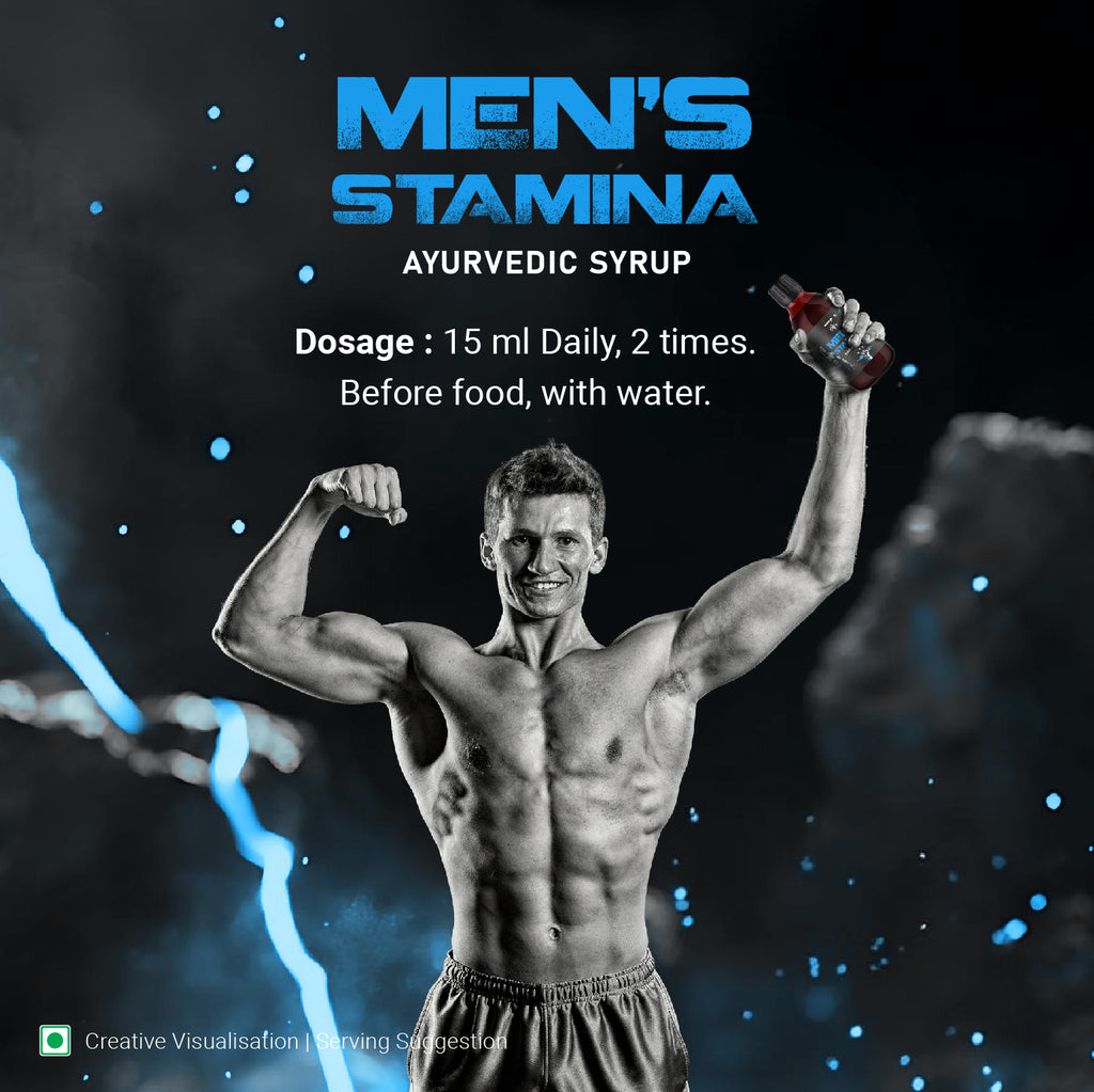 Men’s Stamina Ayurvedic Syrup – Herbal Energy & Vitality Tonic