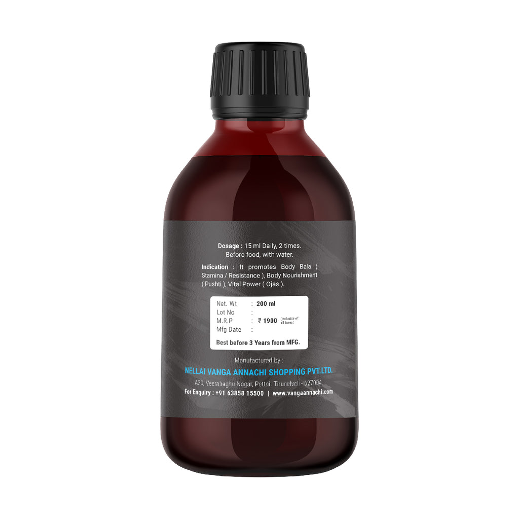 Men’s Stamina Ayurvedic Syrup – Herbal Energy & Vitality Tonic