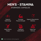 Men’s Stamina Ayurvedic Capsules Herbal Energy & Vitality Support