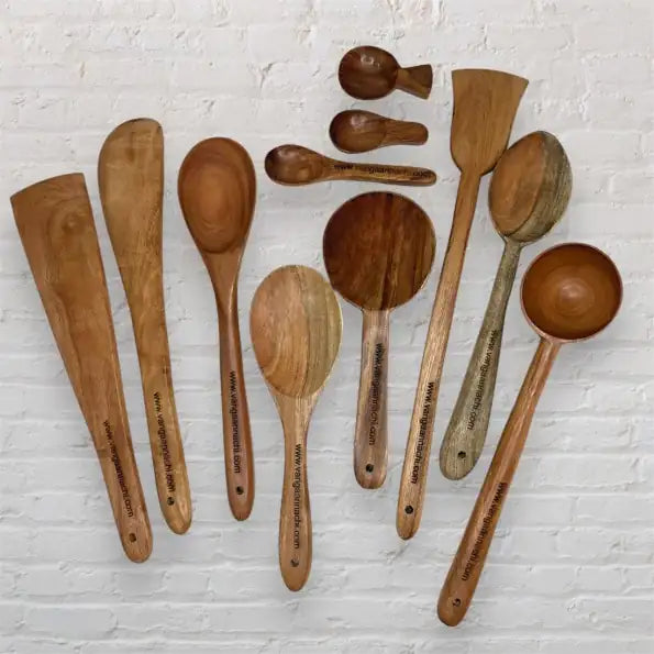 Vanga Annachi 100% Natural Neem Wooden Cooking Sets product image