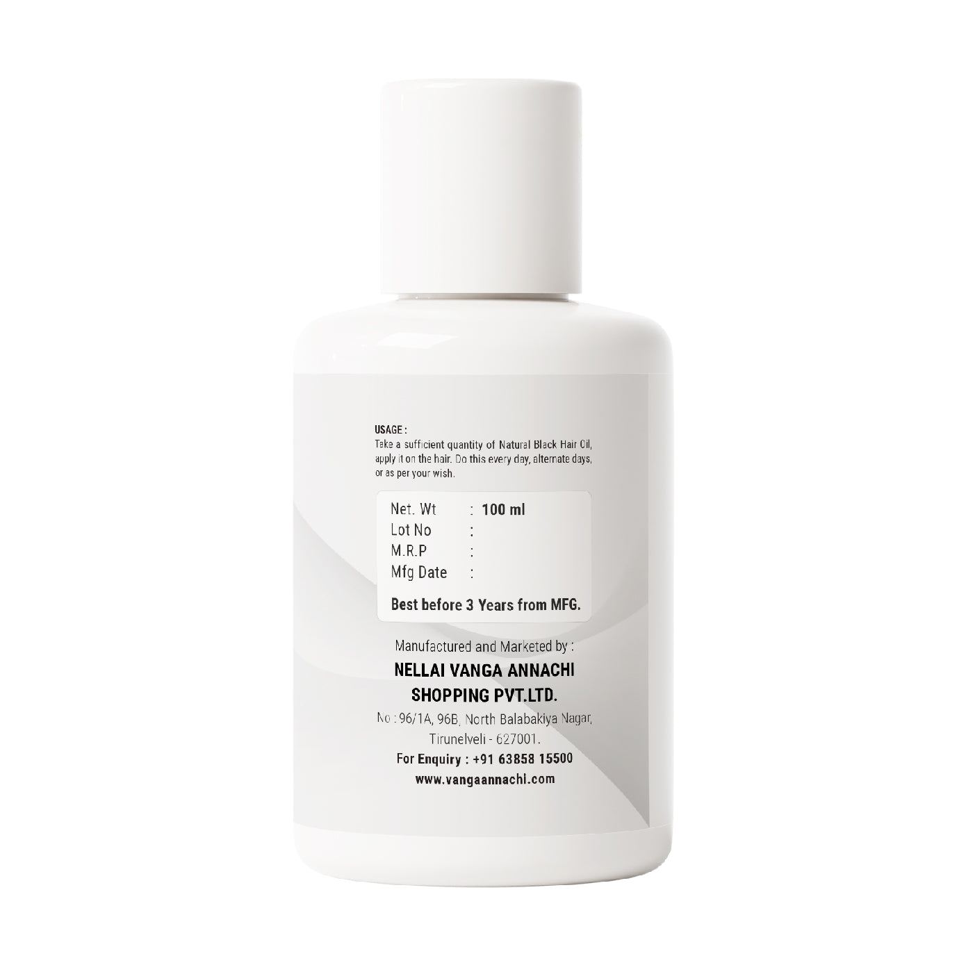Natural Black Hair Oil