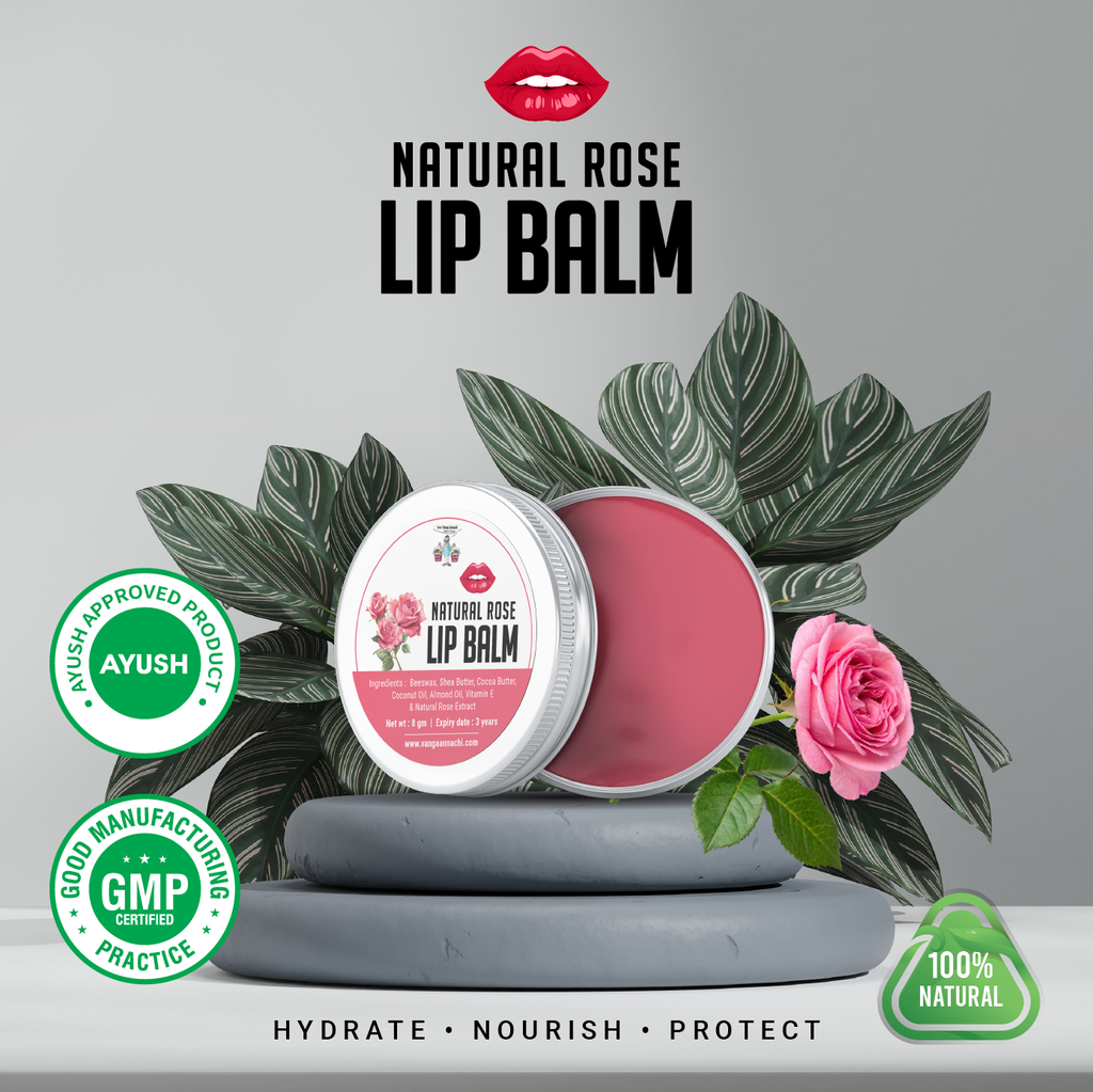 Natural Rose Lip Balm