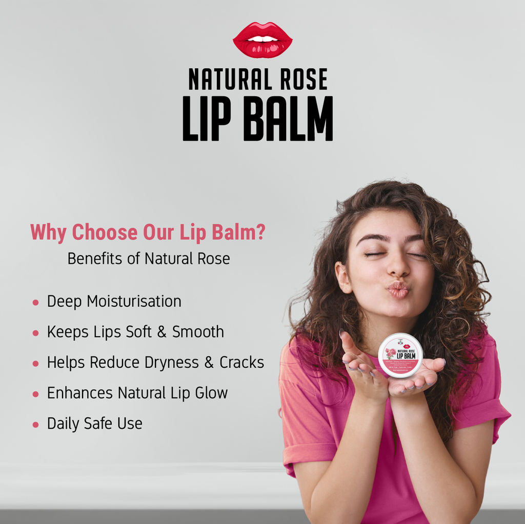 Natural Rose Lip Balm