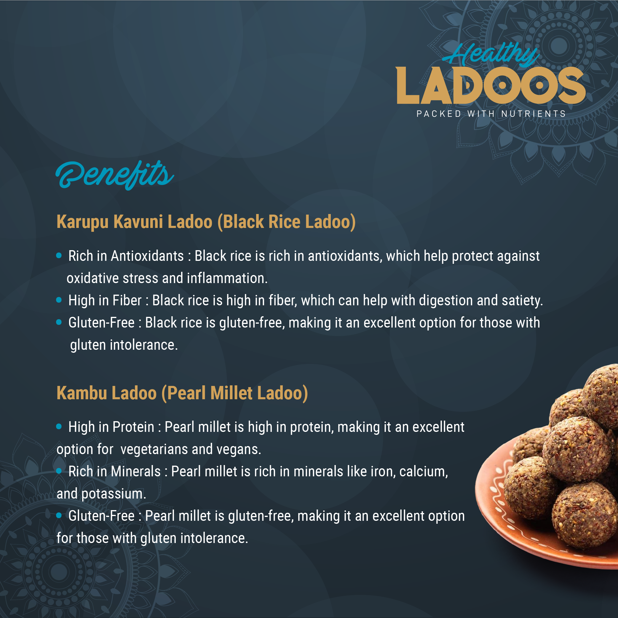 Healthy Ladoos