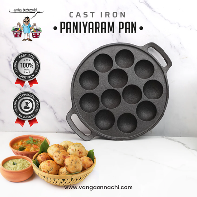 Cast Iron Paniyaram Pan