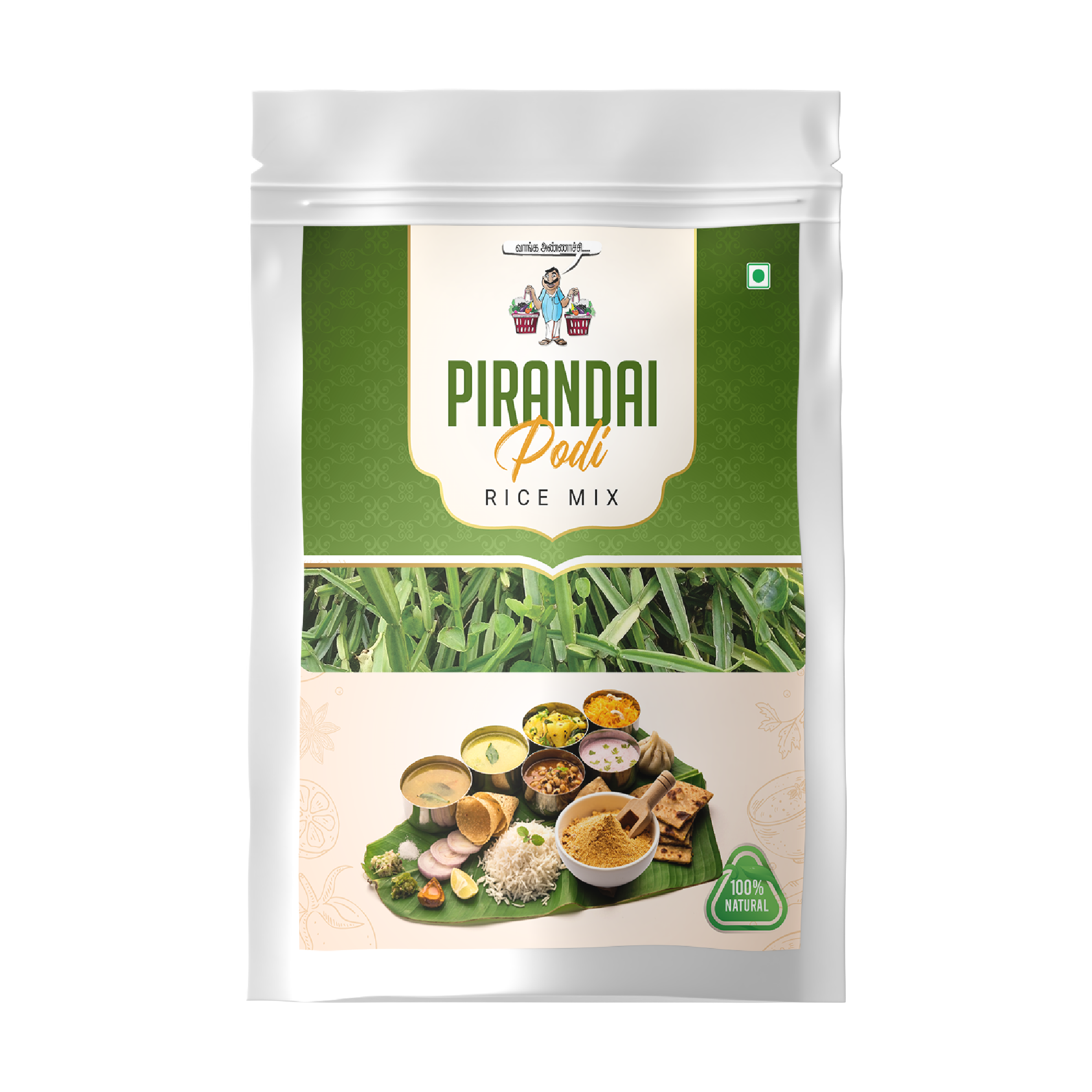 pirandai rice podi